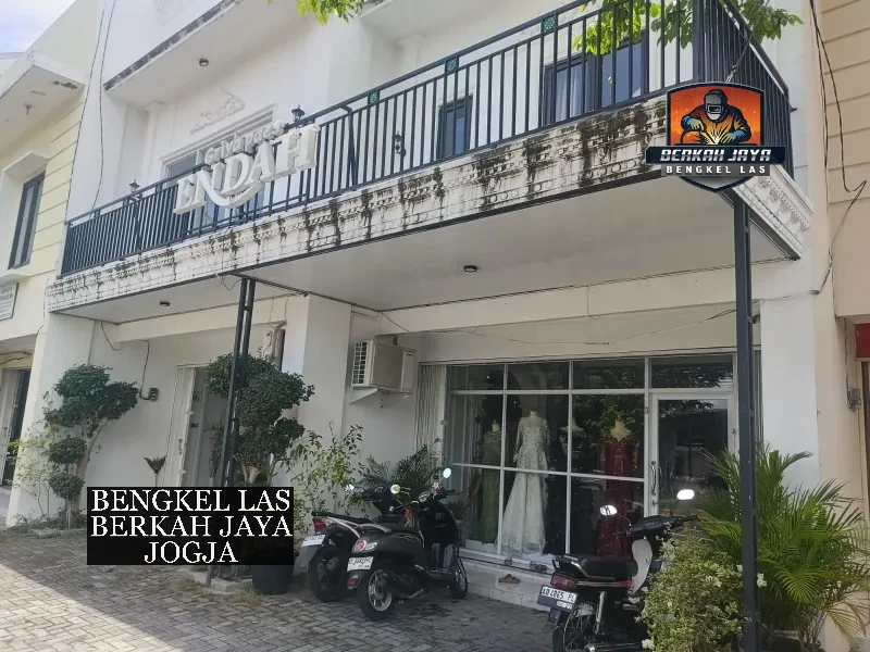 railing lantai 2 minimalis jogja